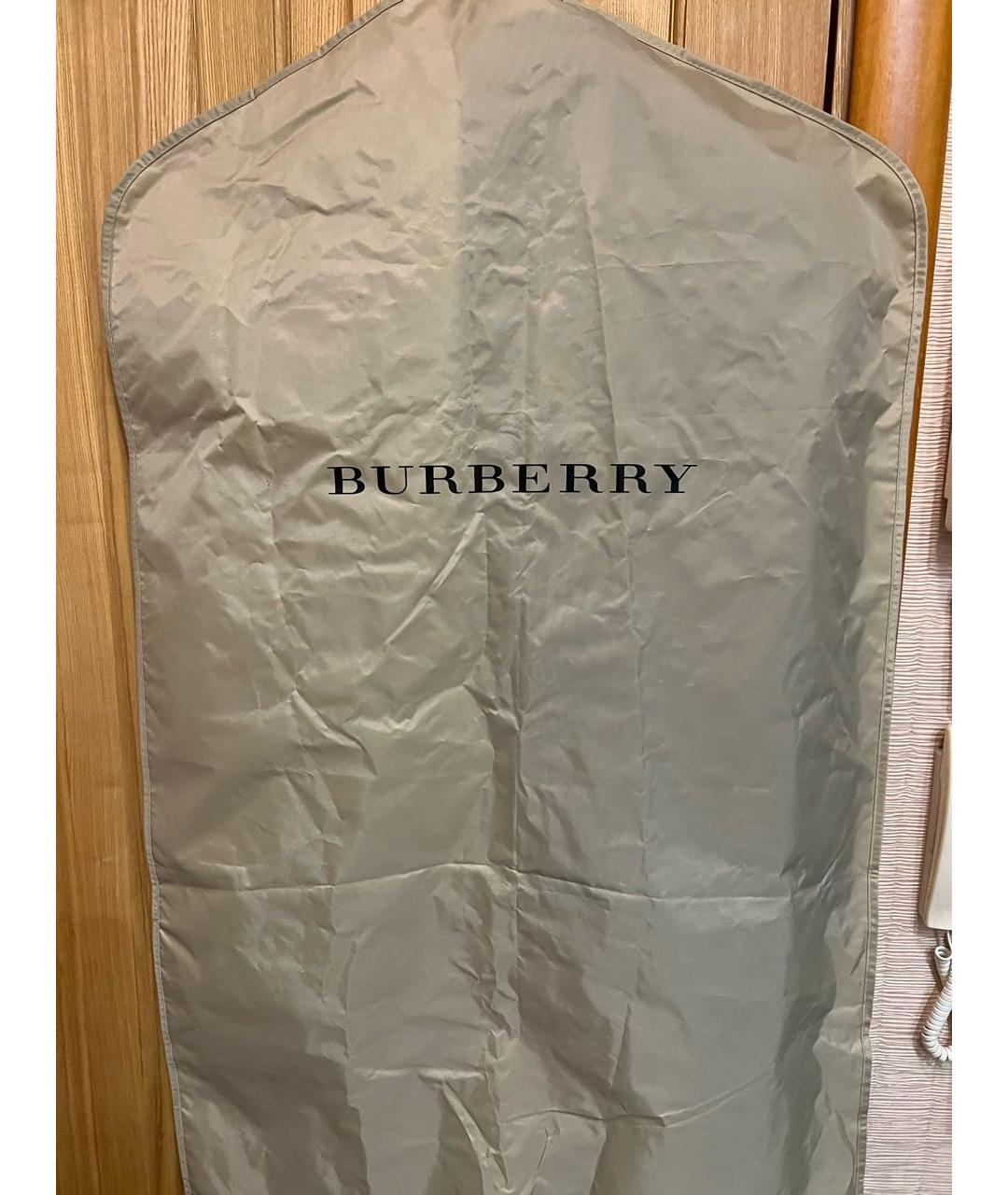 BURBERRY Черная кожаная куртка, фото 8