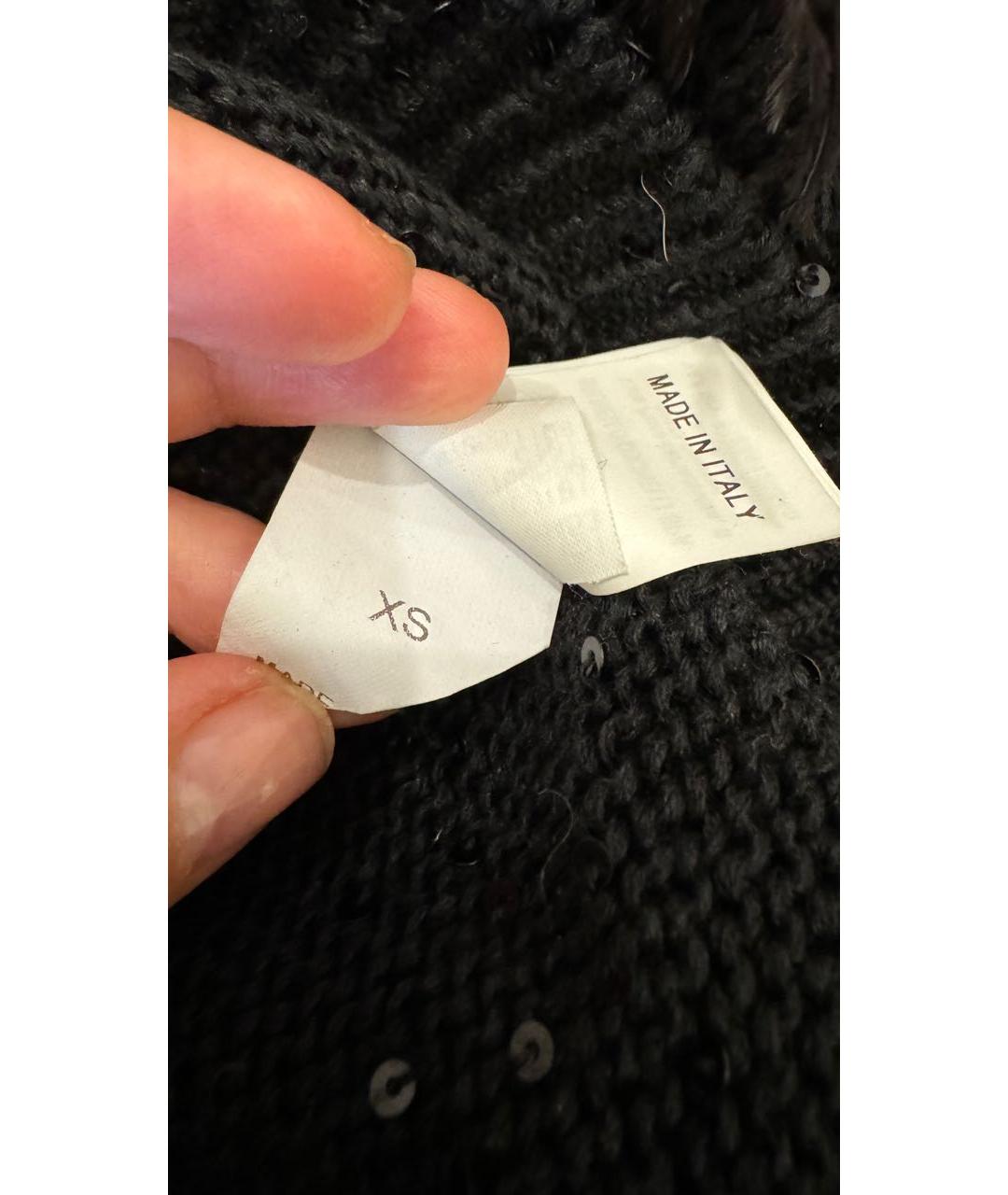 BRUNELLO CUCINELLI Черный хлопковый джемпер / свитер, фото 7