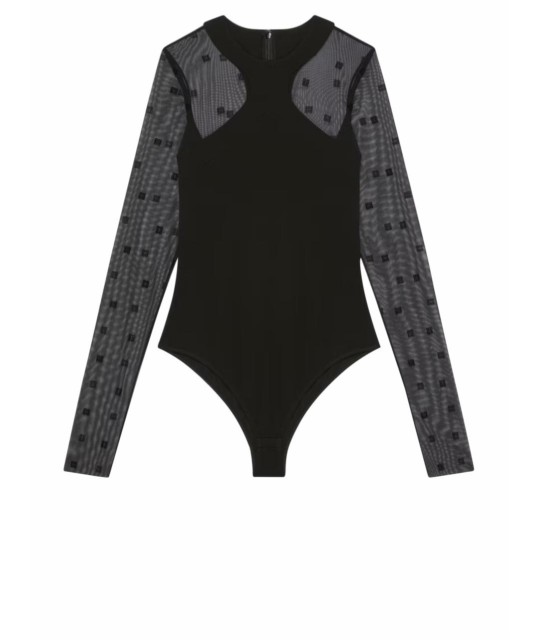 GIVENCHY Черное вискозное боди, фото 1