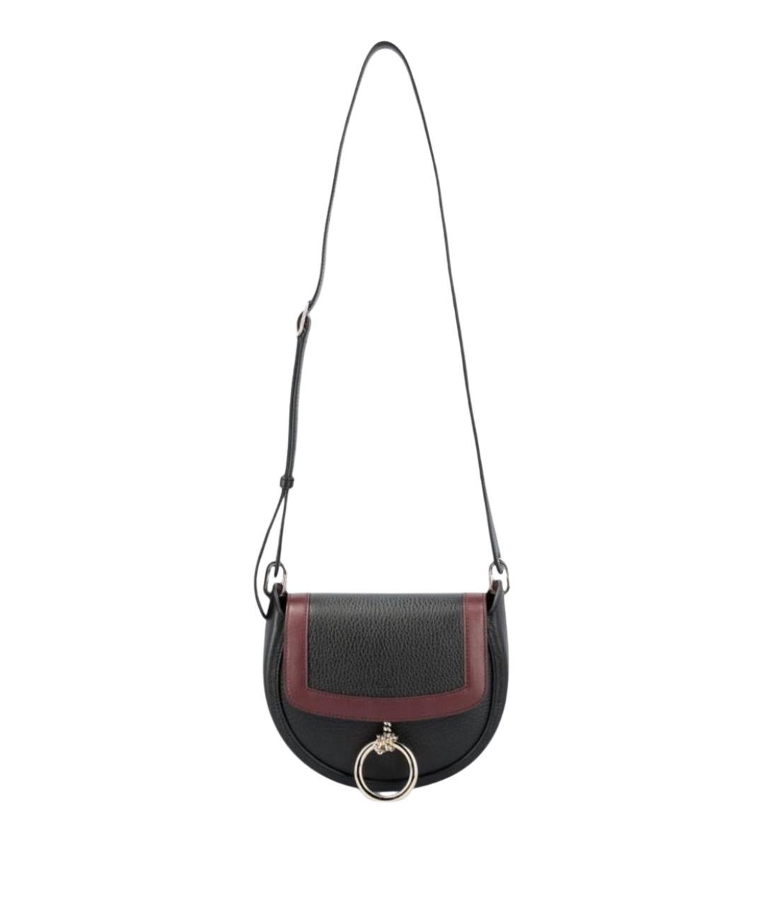 CHLOE Черная кожаная сумка через плечо, фото 1