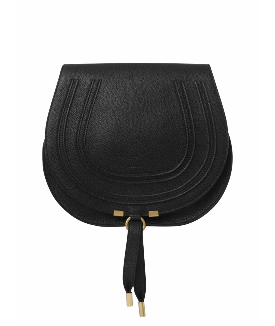 CHLOE Черная кожаная сумка через плечо, фото 1