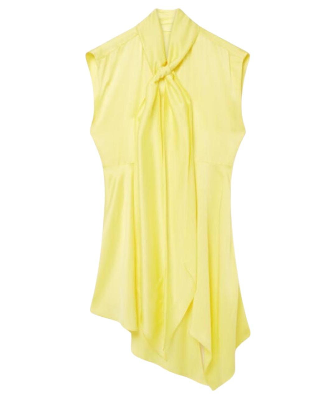 STELLA MCCARTNEY Желтое вискозное повседневное платье, фото 1