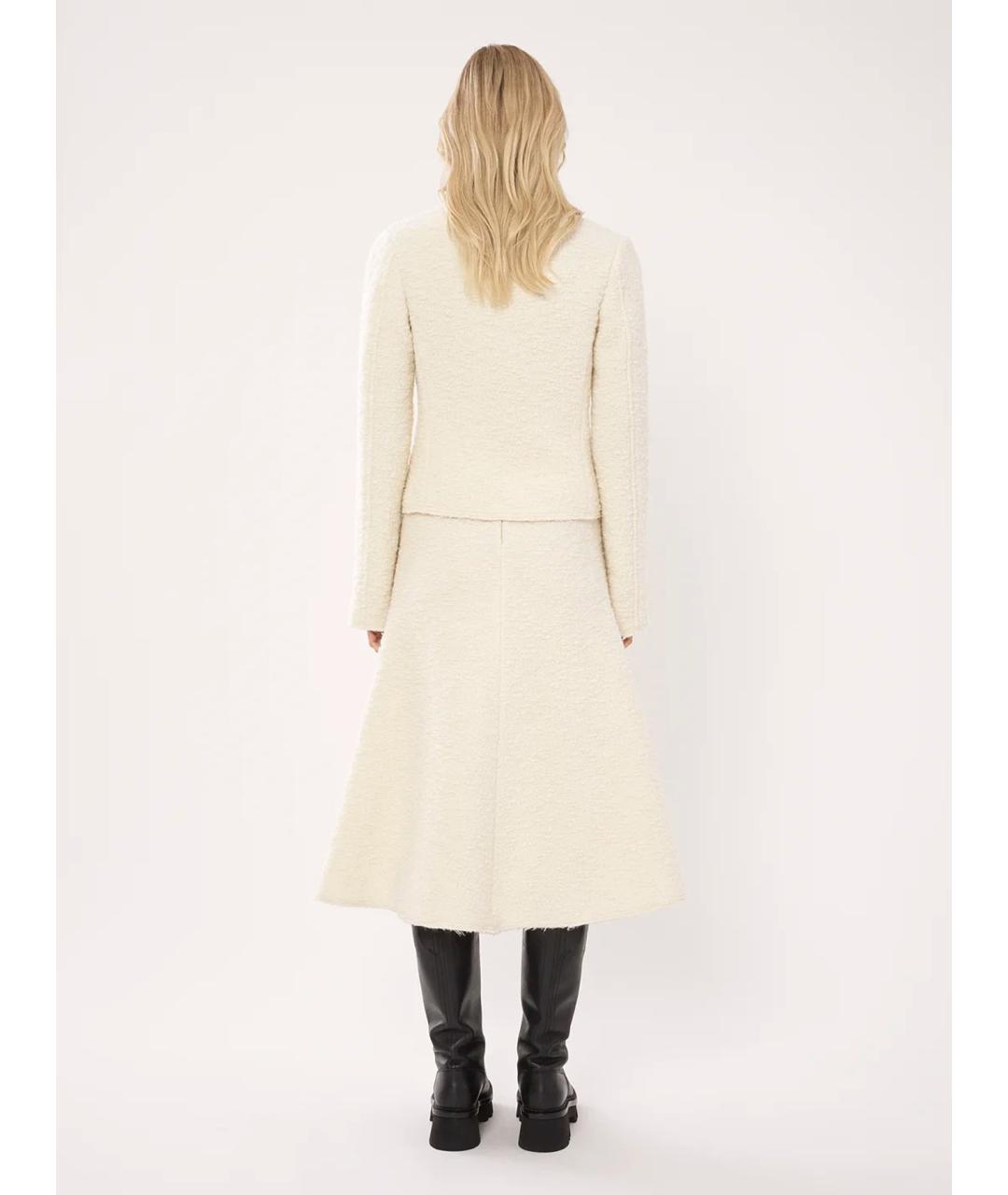 CHLOE Бежевый шерстяной жакет/пиджак, фото 4