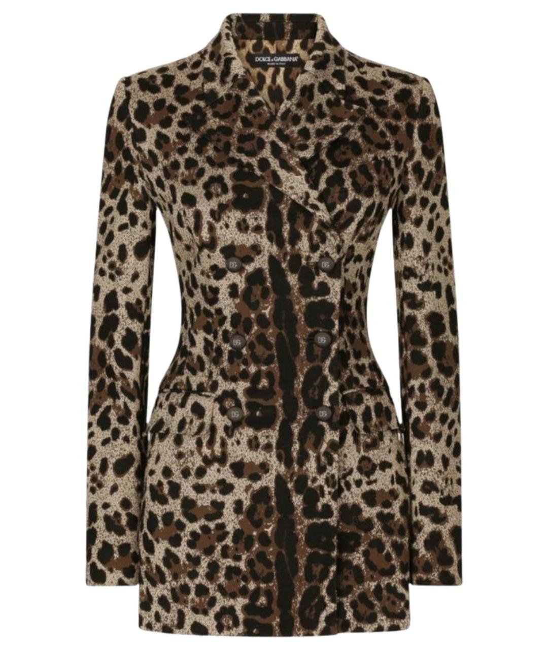 DOLCE&GABBANA Мульти вискозный жакет/пиджак, фото 1