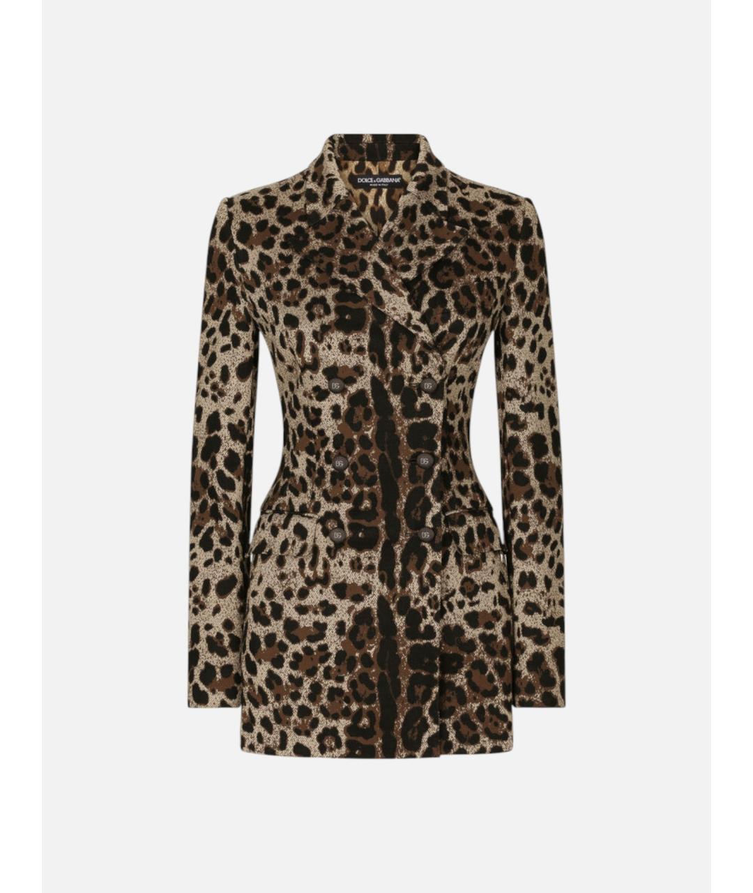 DOLCE&GABBANA Мульти вискозный жакет/пиджак, фото 4