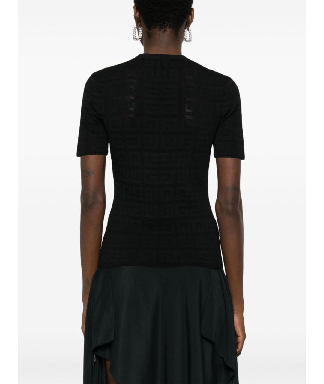 GIVENCHY Черный вискозный джемпер / свитер, фото 2