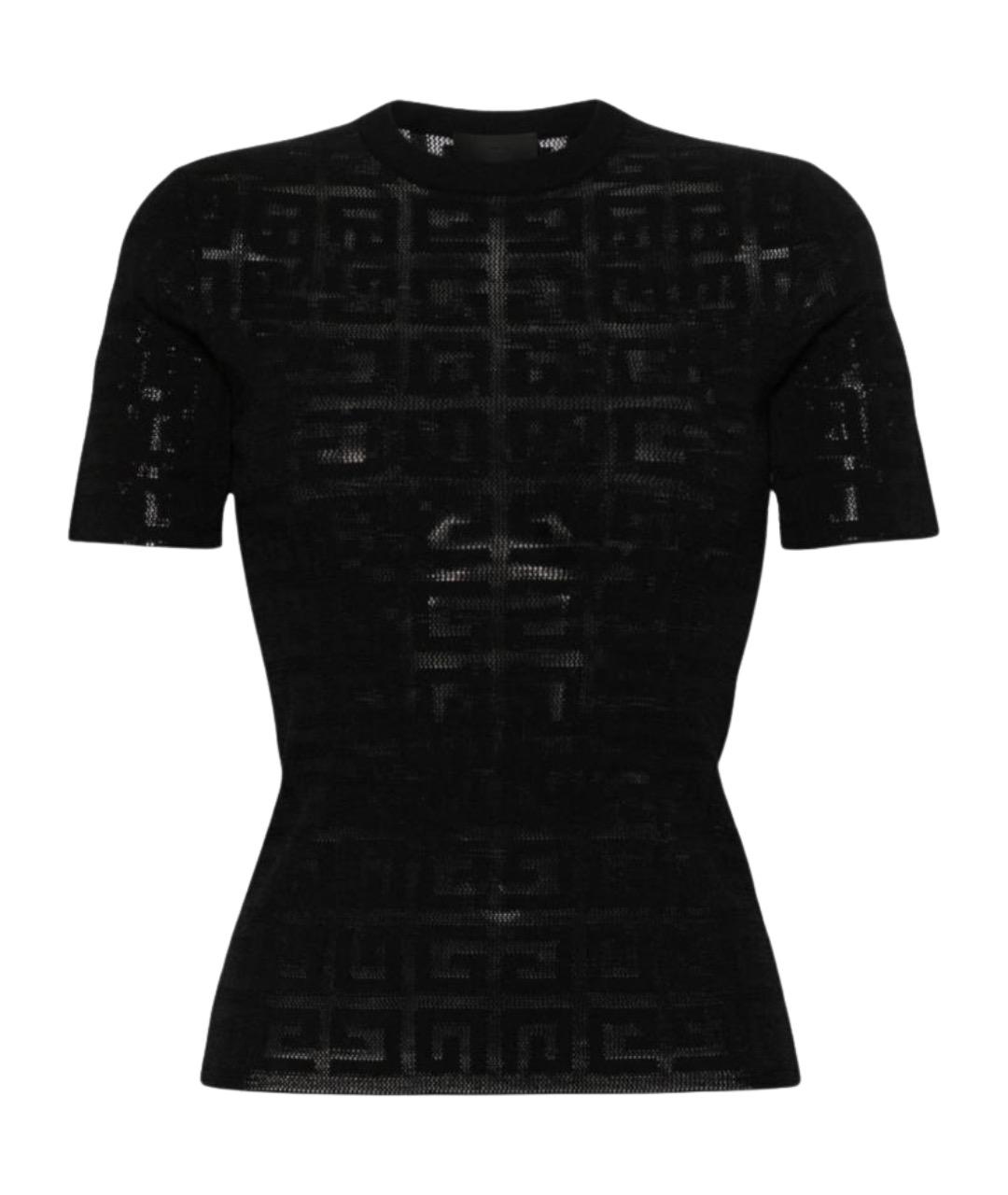 GIVENCHY Черный вискозный джемпер / свитер, фото 1