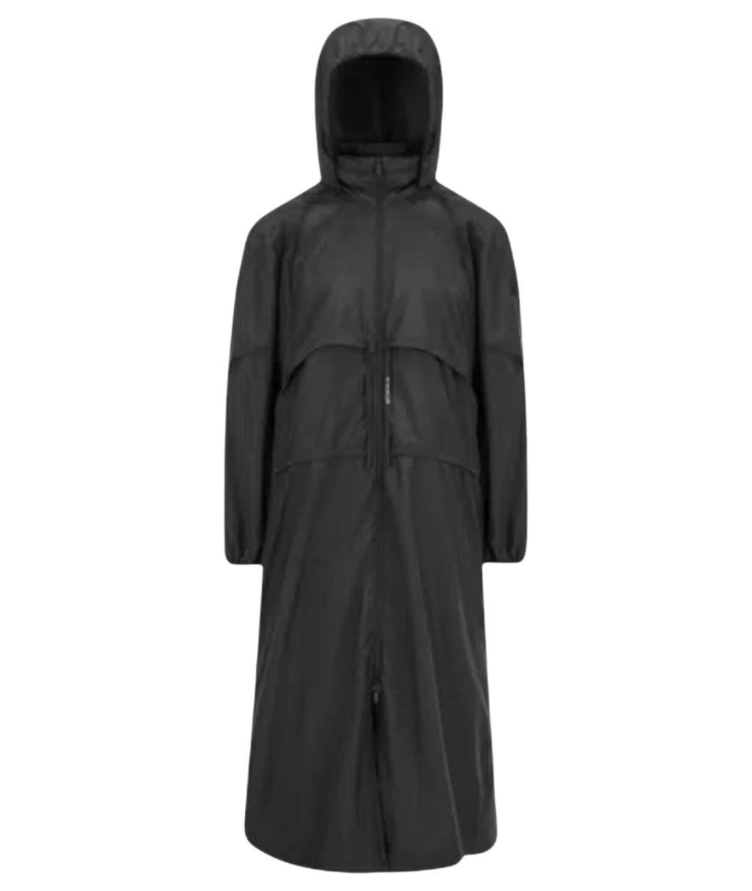 MONCLER Черная полиэстеровая куртка, фото 1