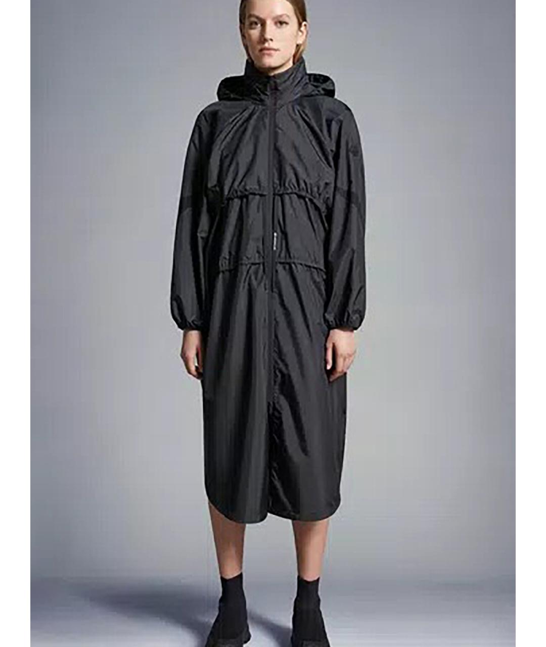 MONCLER Черная полиэстеровая куртка, фото 2