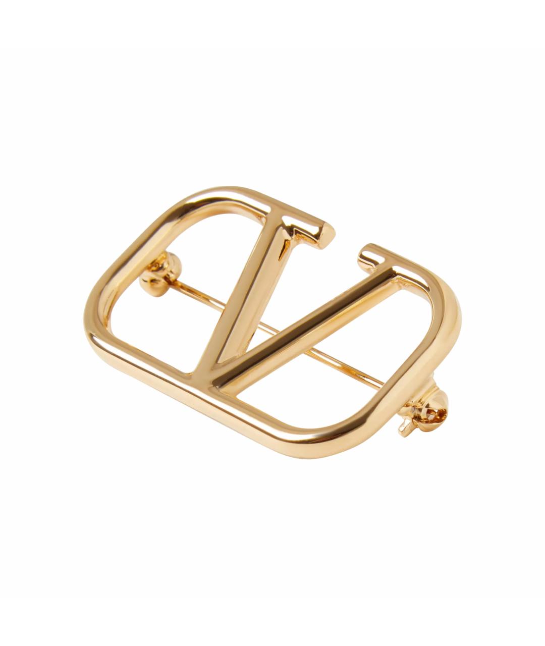 VALENTINO Золотая металлическая булавка / брошь, фото 1