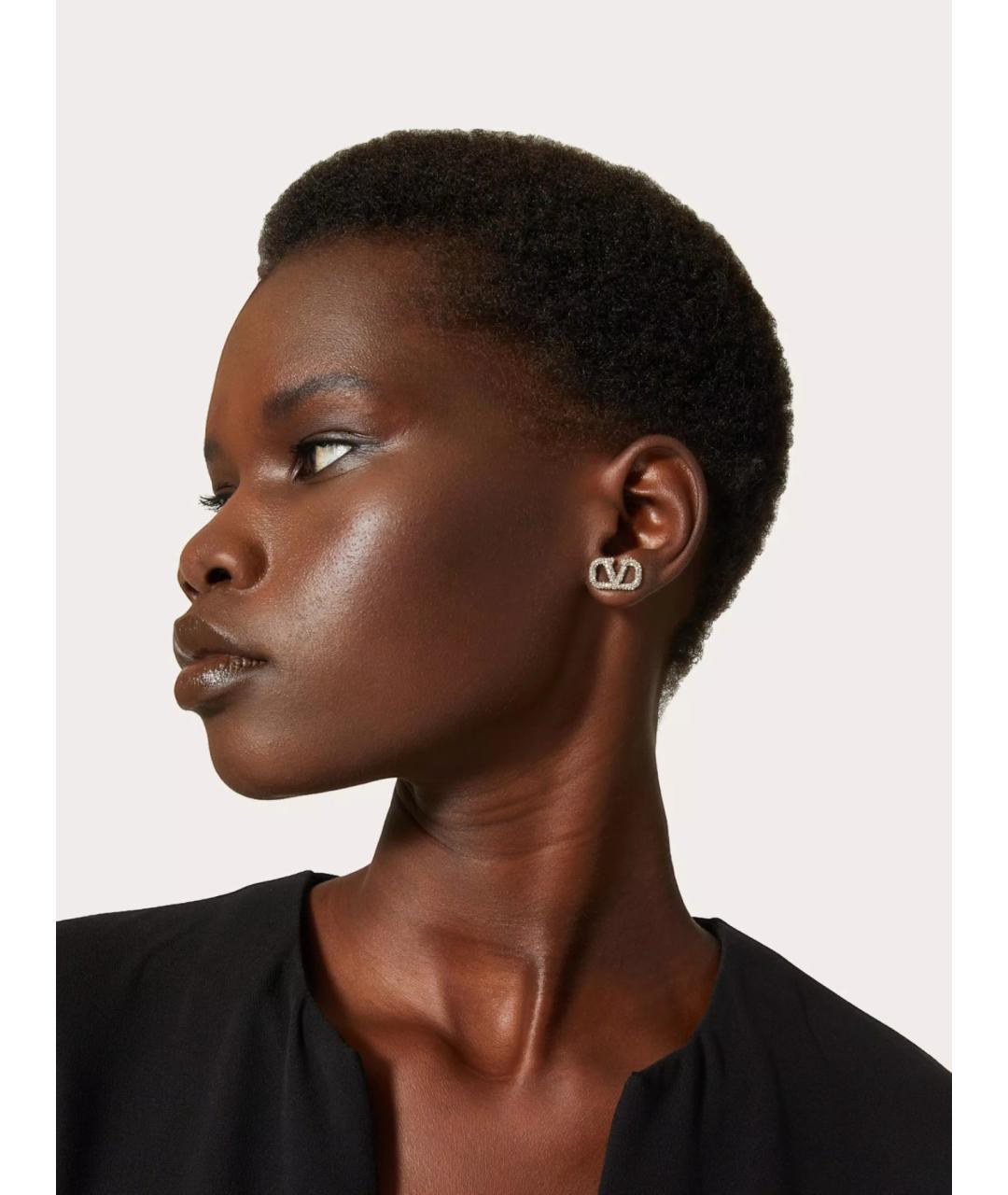 VALENTINO Серебряные латунные серьги, фото 3
