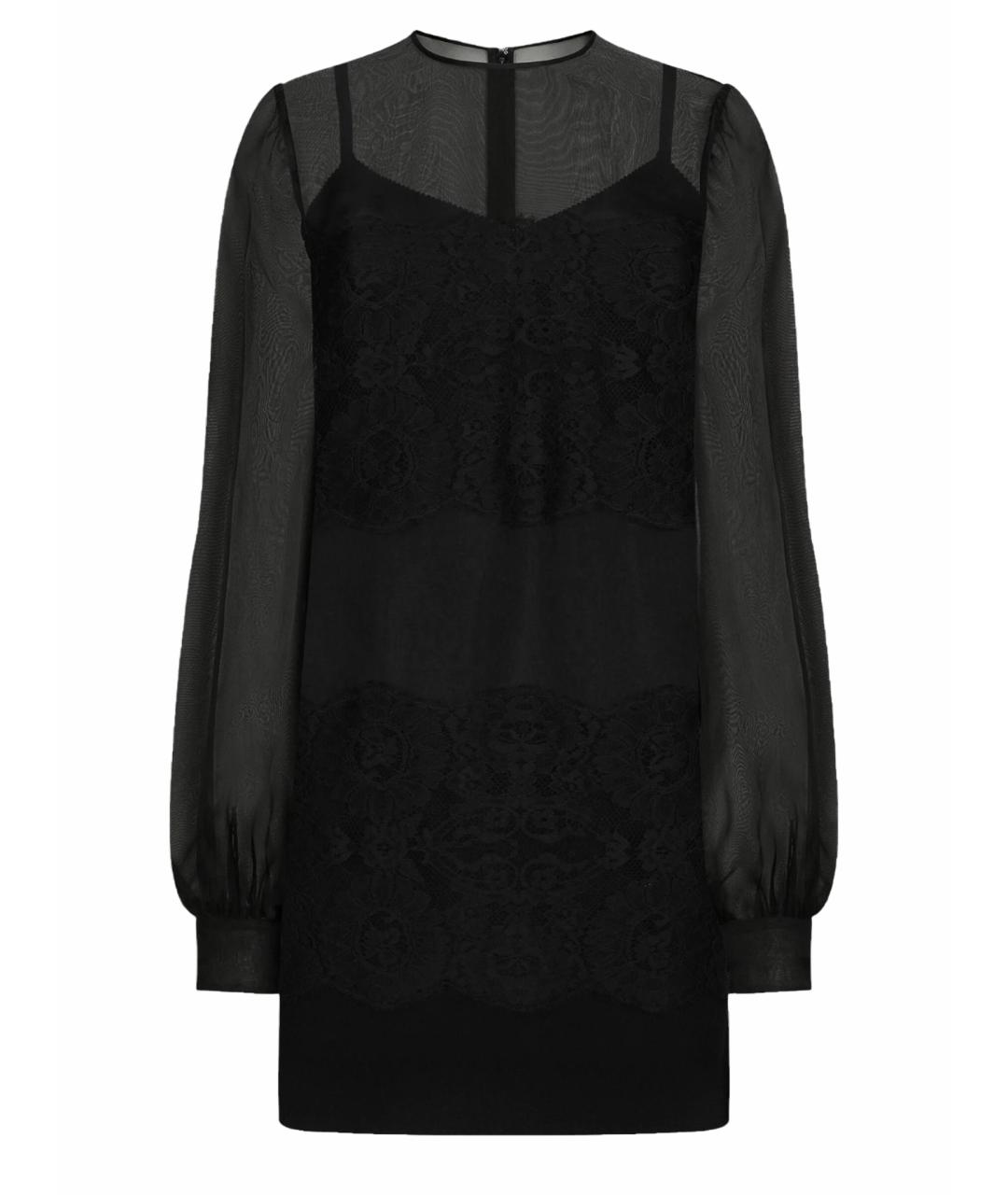 DOLCE&GABBANA Черное коктейльное платье, фото 1