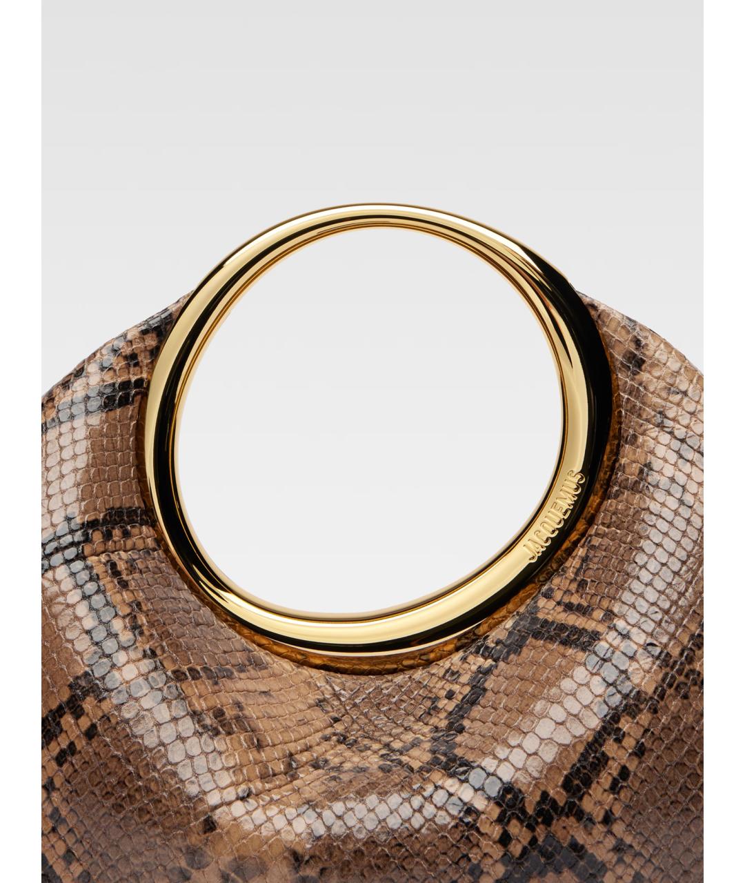 JACQUEMUS Мульти кожаная сумка с короткими ручками, фото 3