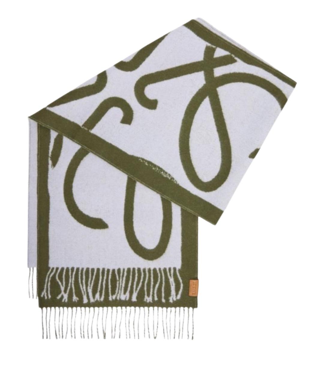 LOEWE Мульти шерстяной шарф, фото 1