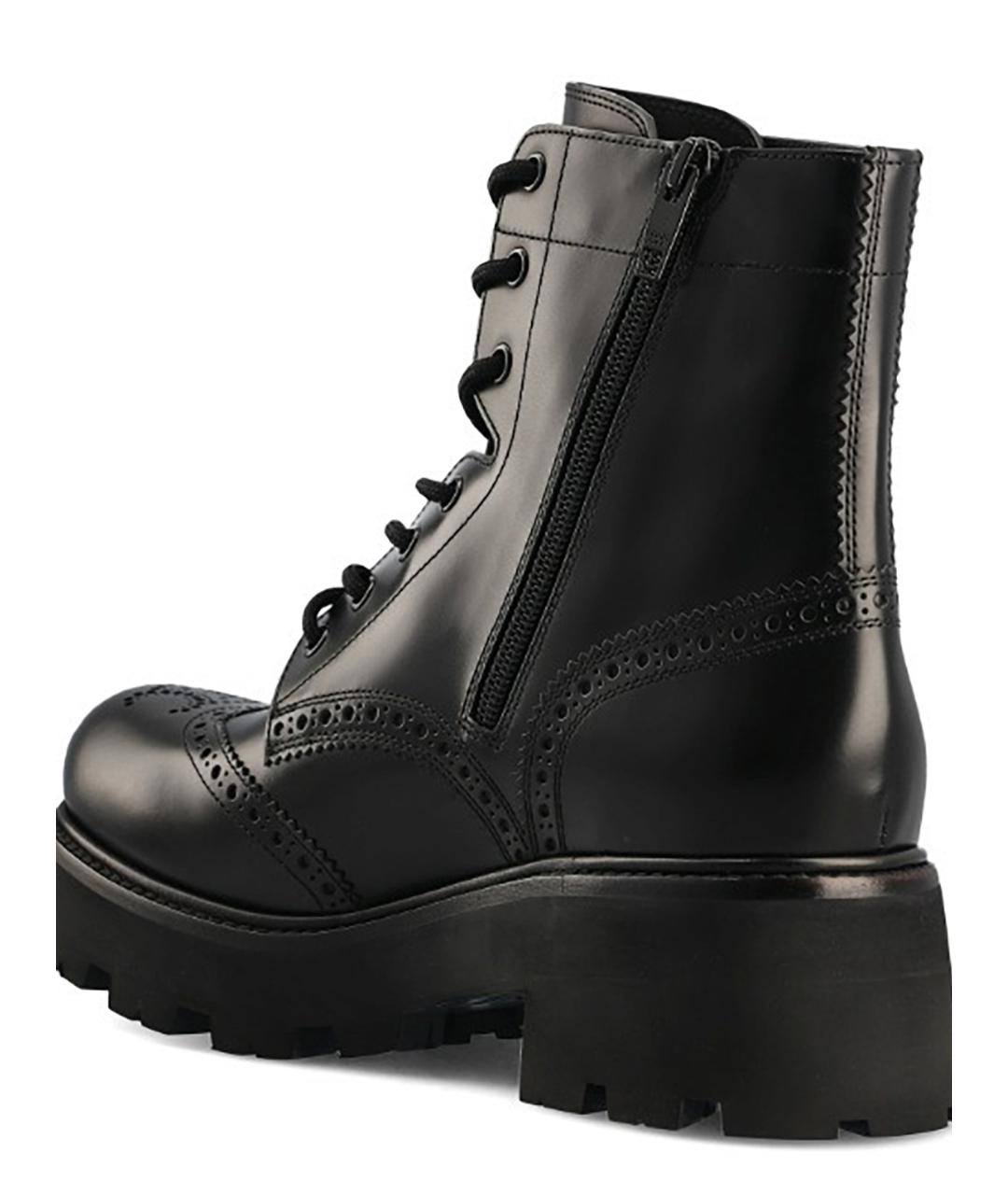 CELINE Черные кожаные ботинки, фото 3