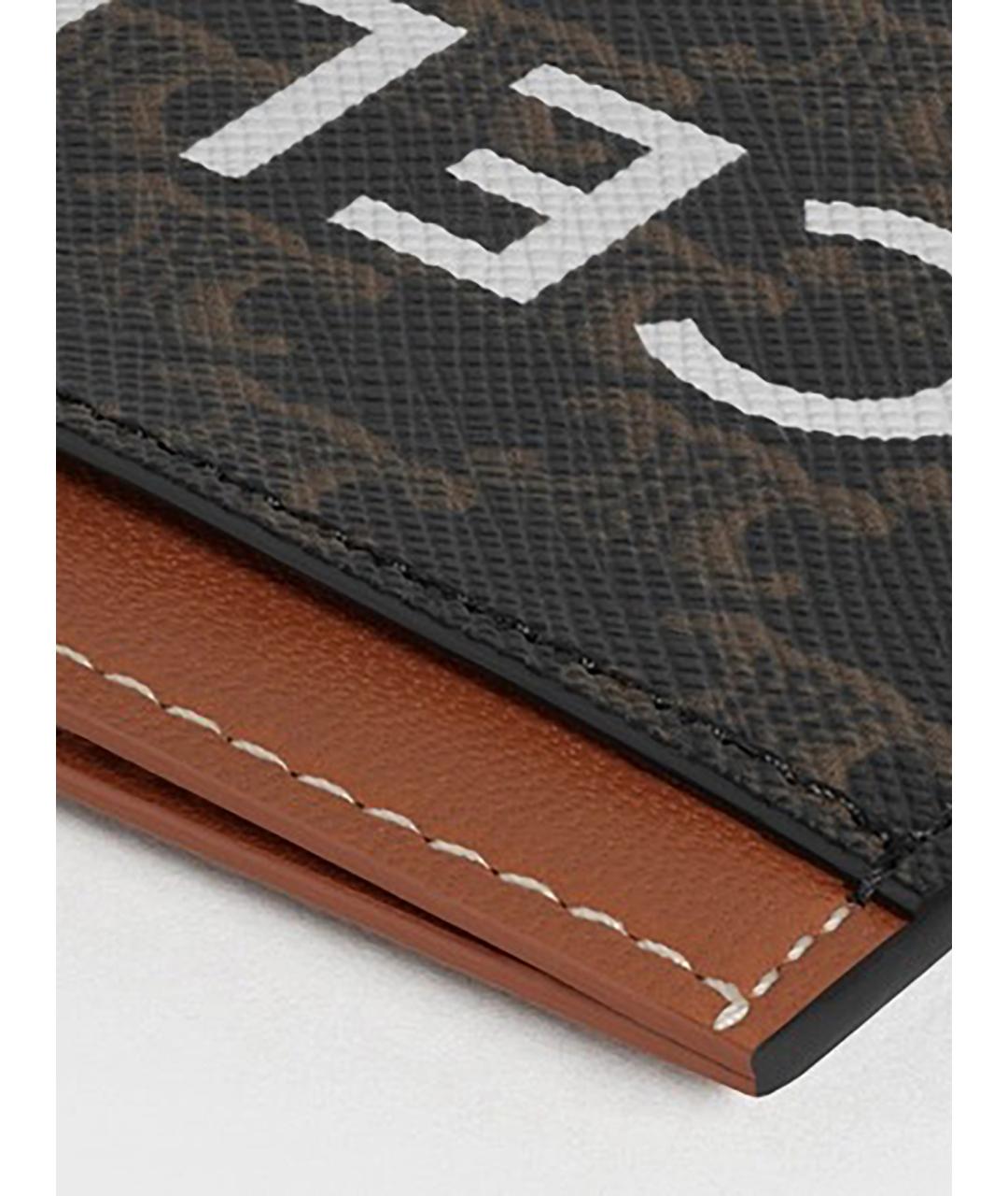 CELINE Коричневый кардхолдер из искусственной кожи, фото 2