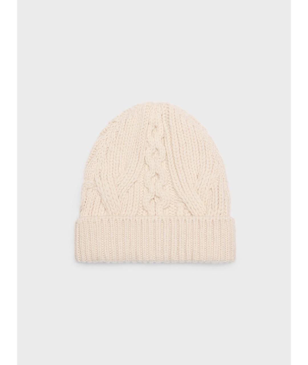 CELINE Бежевая шерстяная шапка, фото 2