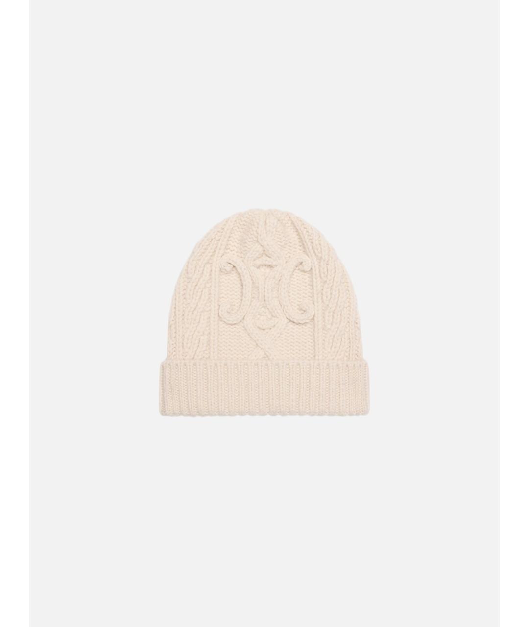 CELINE Бежевая шерстяная шапка, фото 3