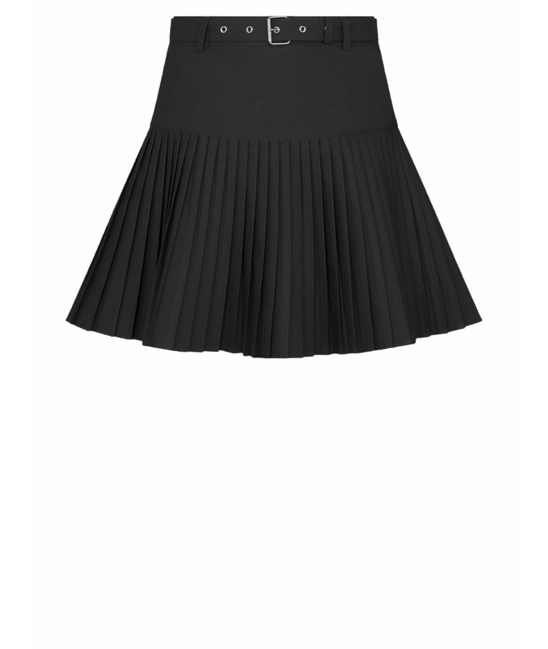 CHRISTIAN DIOR Черная хлопковая юбка мини, фото 1