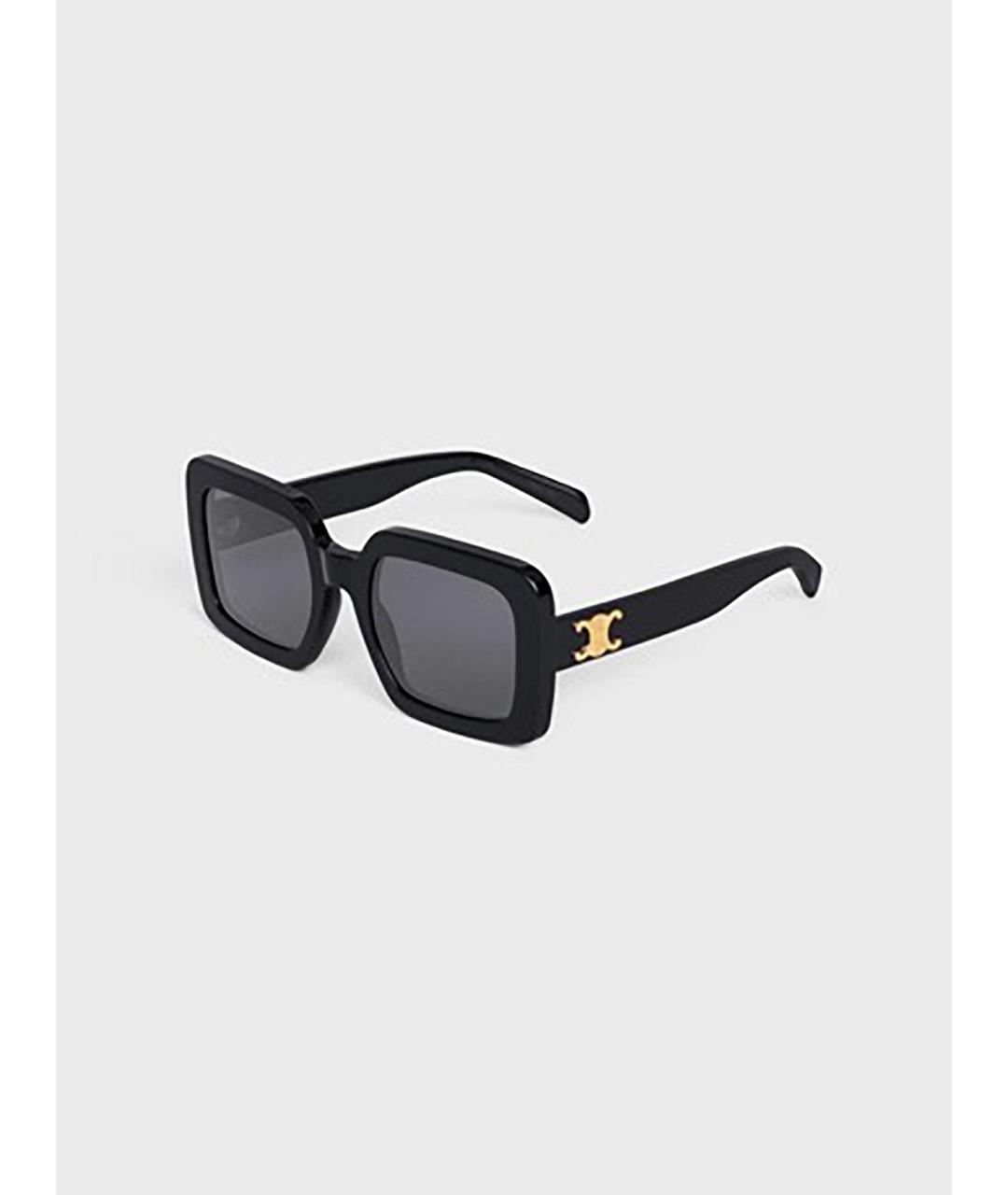CELINE Черные пластиковые солнцезащитные очки, фото 2