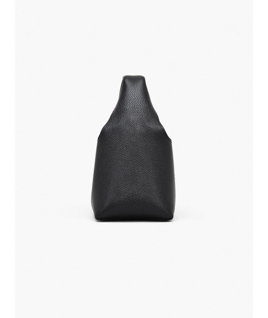 MARC JACOBS Черная кожаная сумка с короткими ручками, фото 5