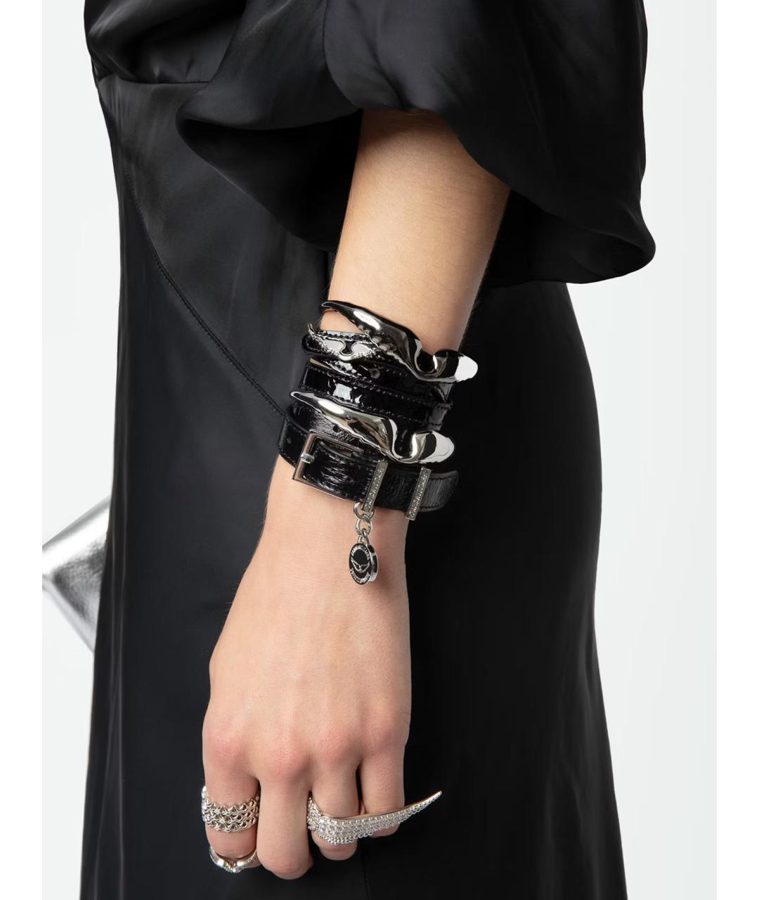 ZADIG & VOLTAIRE Черное полиэстеровое повседневное платье, фото 6