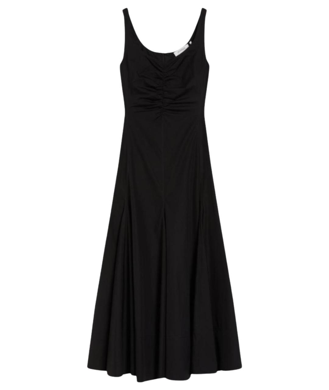 SPORTMAX Черное хлопковое повседневное платье, фото 1