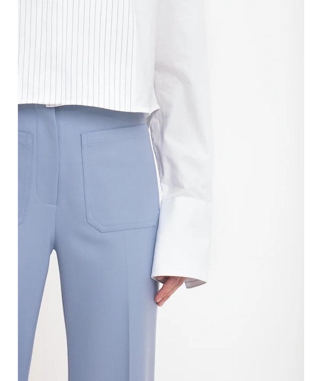 VICTORIA BECKHAM Белая хлопковая рубашка, фото 6