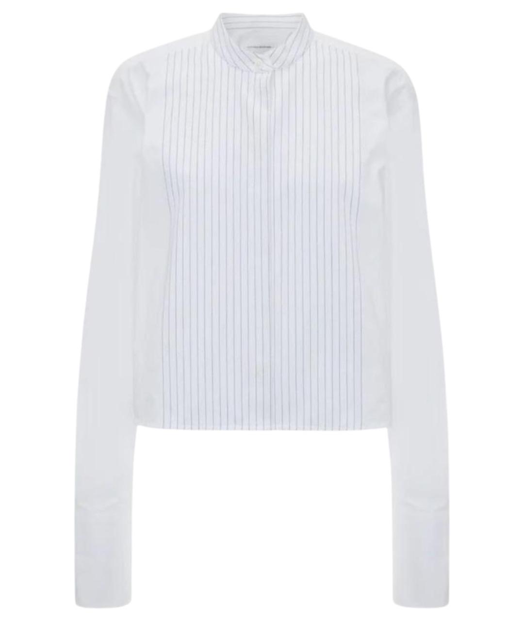 VICTORIA BECKHAM Белая хлопковая рубашка, фото 1