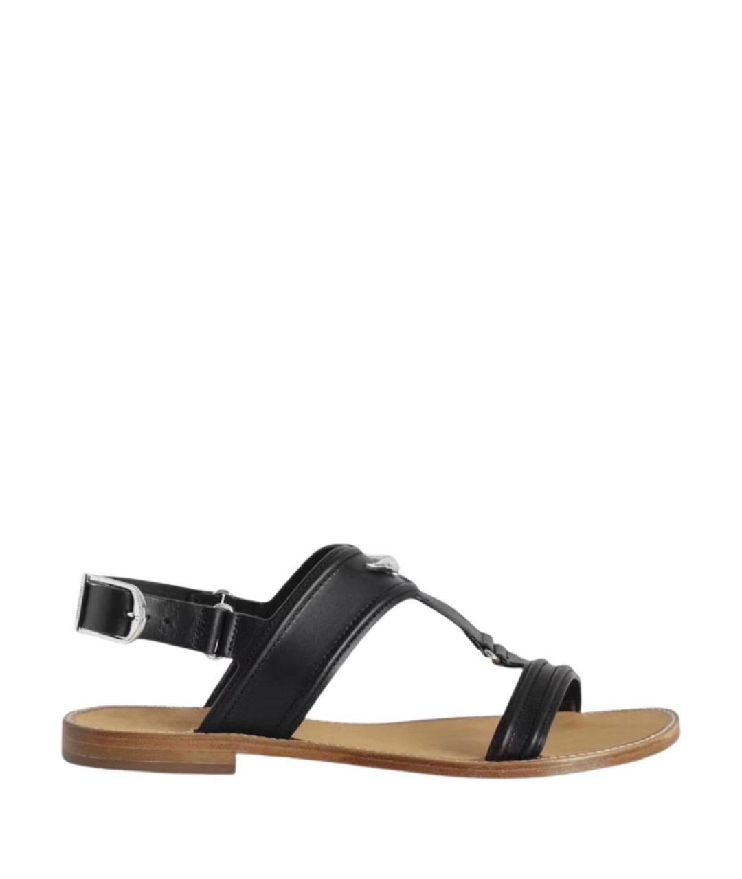 ZADIG & VOLTAIRE Черные кожаные сандалии, фото 1