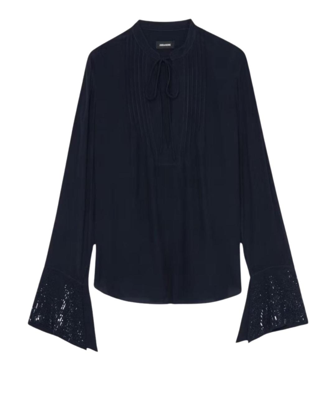 ZADIG & VOLTAIRE Синяя вискозная рубашка, фото 1