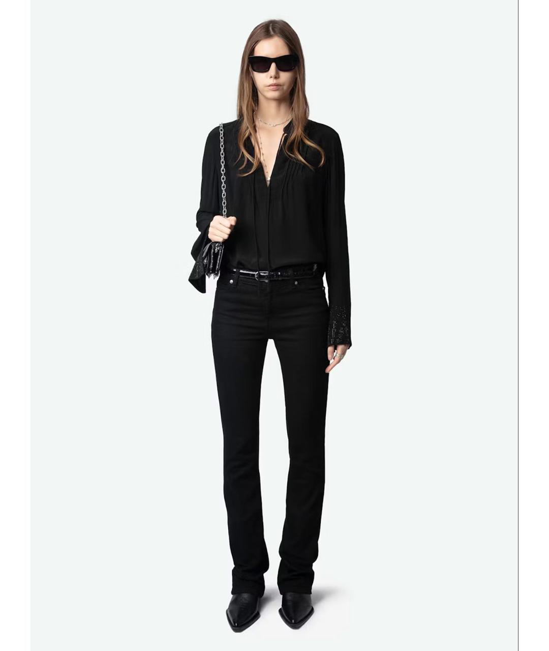ZADIG & VOLTAIRE Черная вискозная блузы, фото 2
