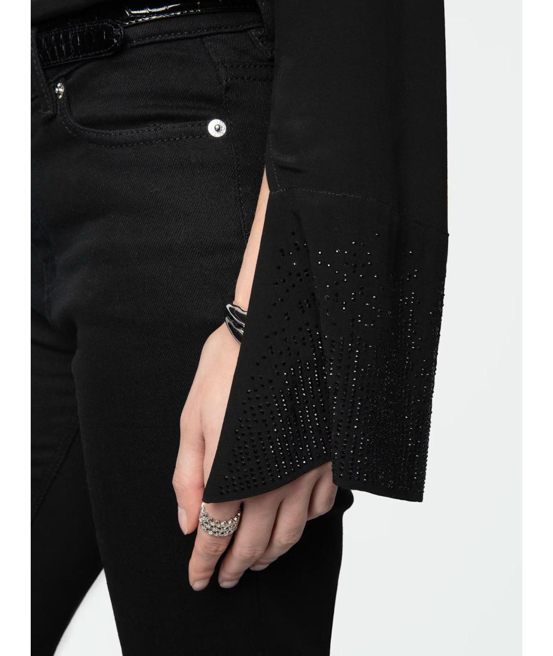 ZADIG & VOLTAIRE Черная вискозная блузы, фото 7