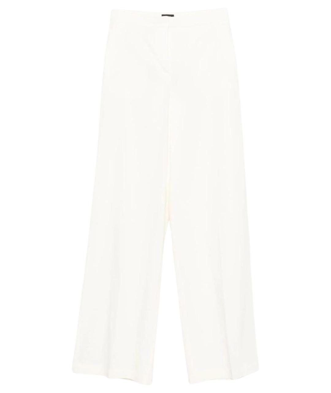 PINKO Белые полиэстеровые брюки широкие, фото 1