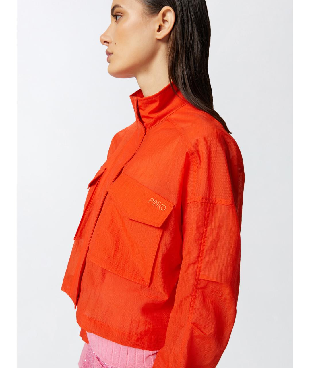 PINKO Оранжевая куртка, фото 5