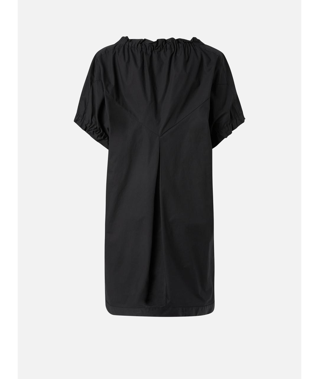 PINKO Черное хлопковое повседневное платье, фото 6