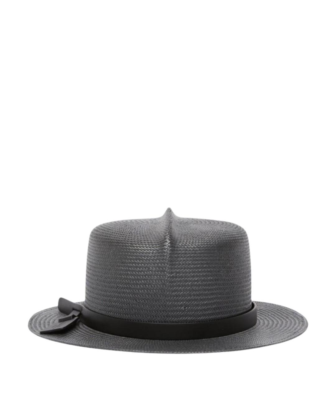 WEEKEND MAX MARA Черная соломенная шляпа, фото 1