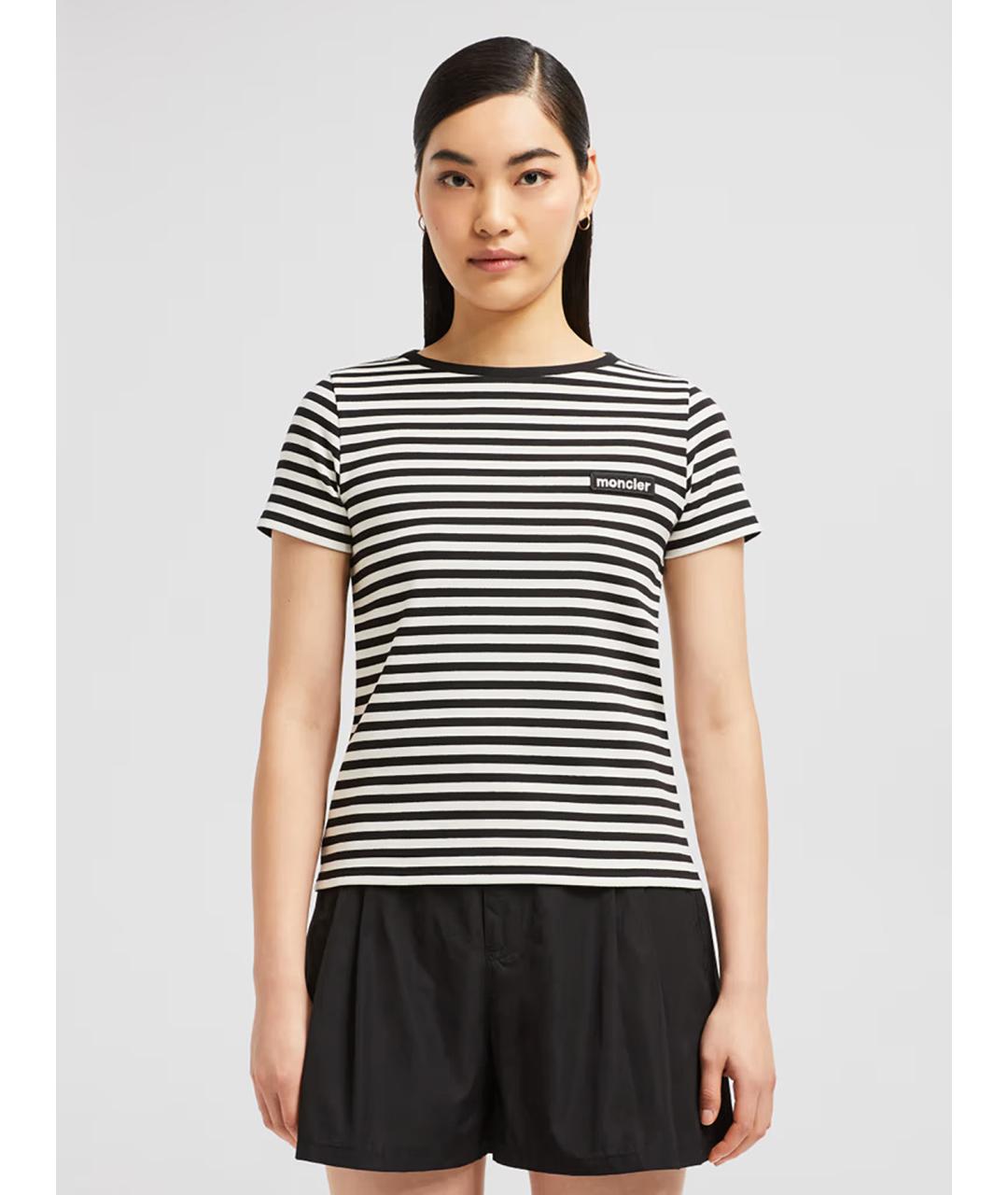 MONCLER Мульти хлопковая футболка, фото 3
