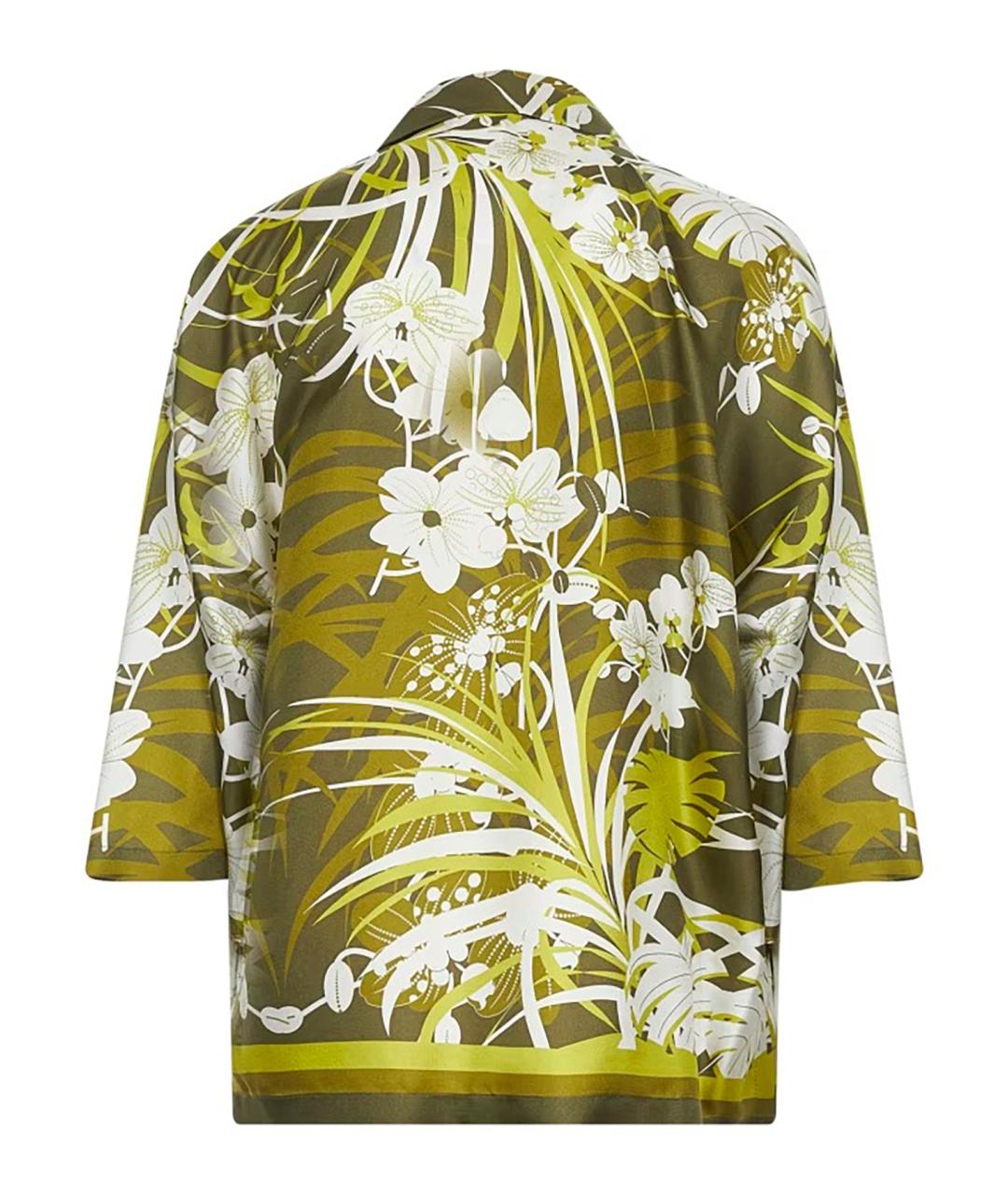 MAX MARA STUDIO Мульти шелковая блузы, фото 4