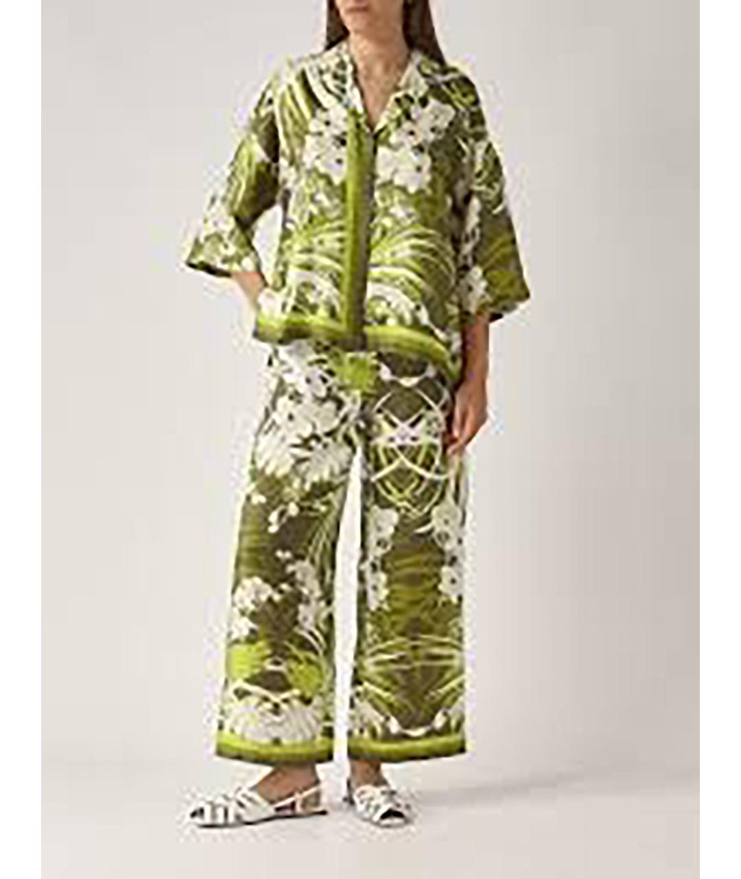 MAX MARA STUDIO Мульти шелковая блузы, фото 2