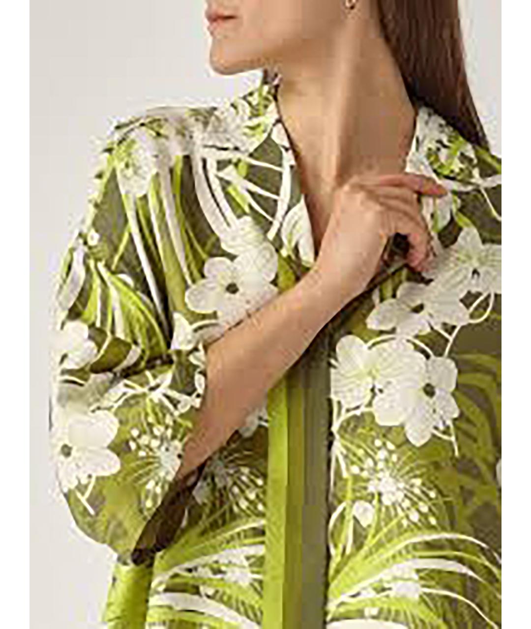 MAX MARA STUDIO Мульти шелковая блузы, фото 3