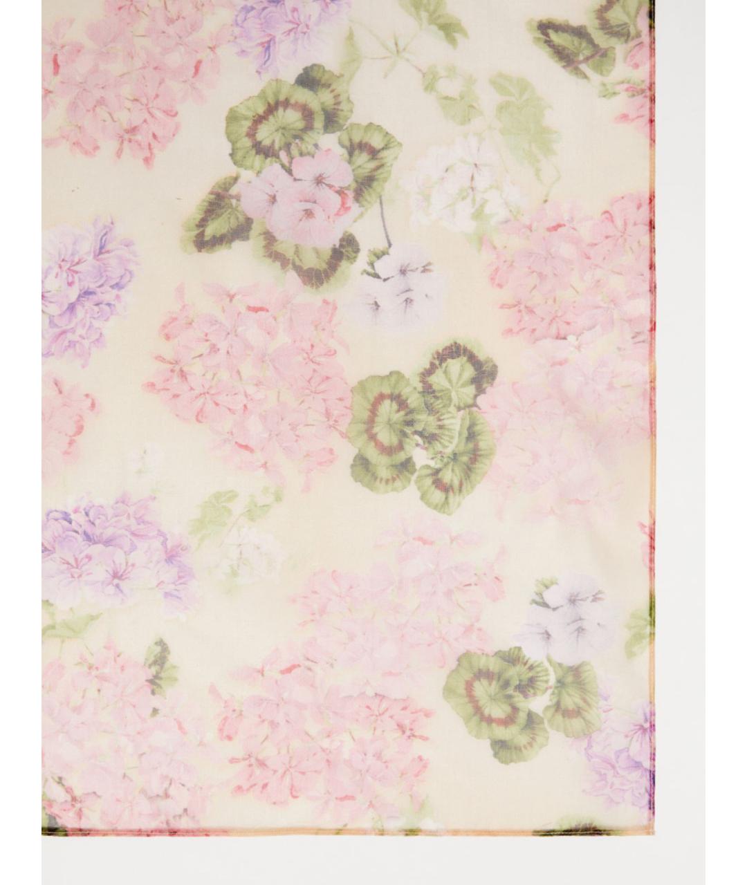 MAX MARA STUDIO Мульти шелковый шарф, фото 3