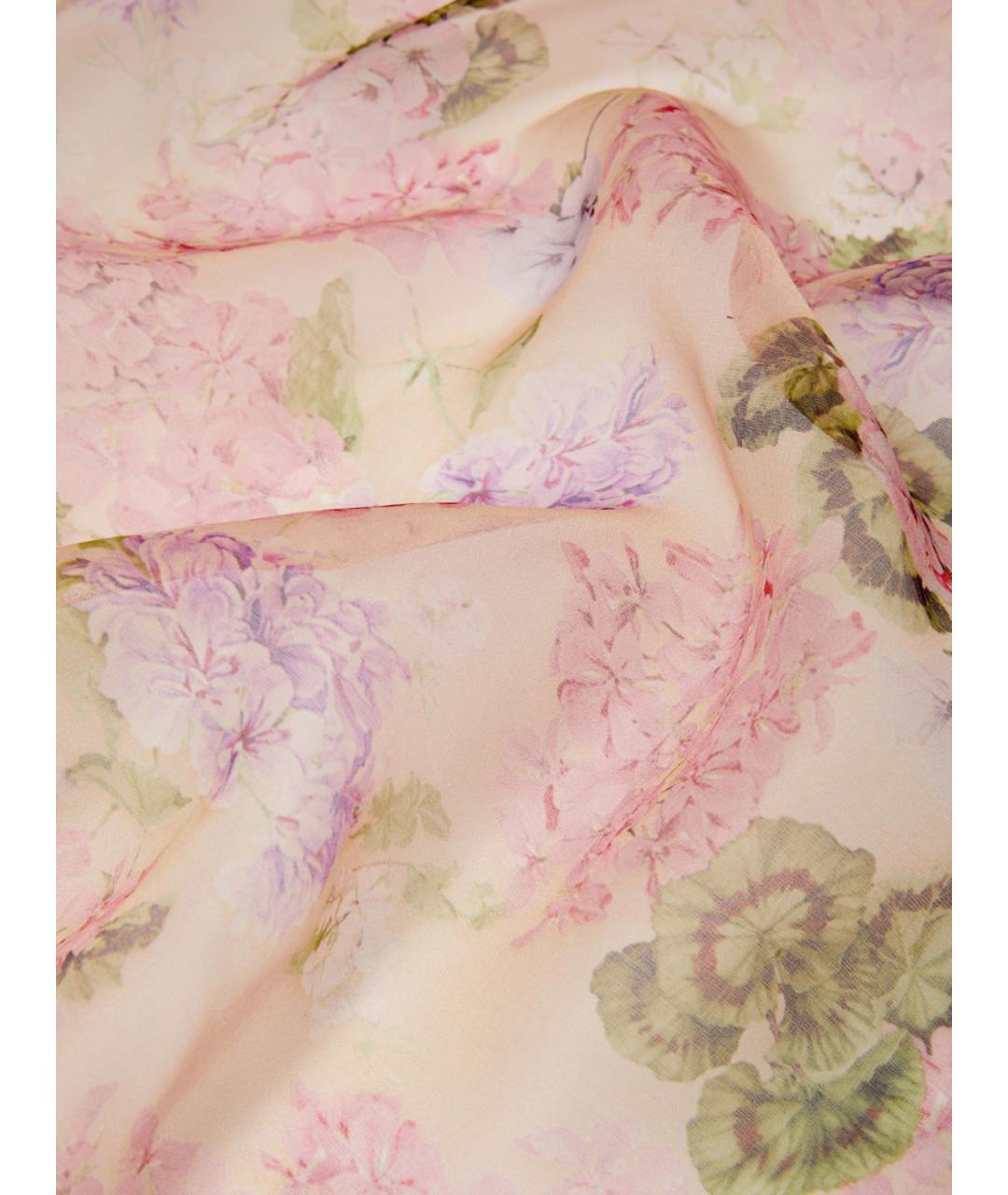 MAX MARA STUDIO Мульти шелковый шарф, фото 2