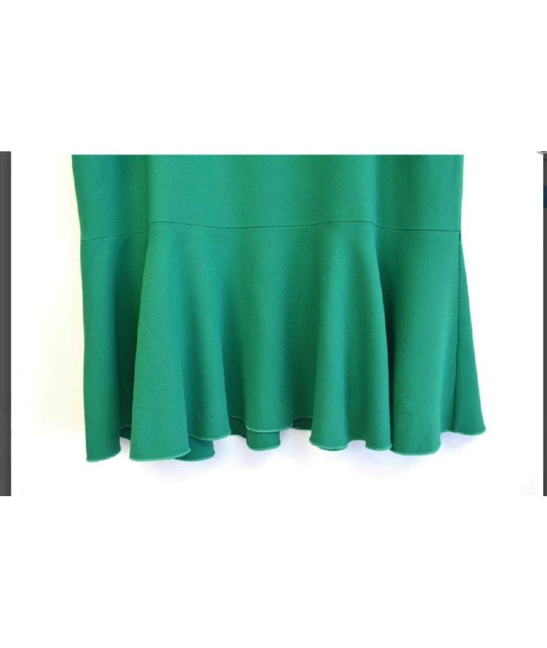 DOLCE&GABBANA Зеленые вискозное повседневное платье, фото 7