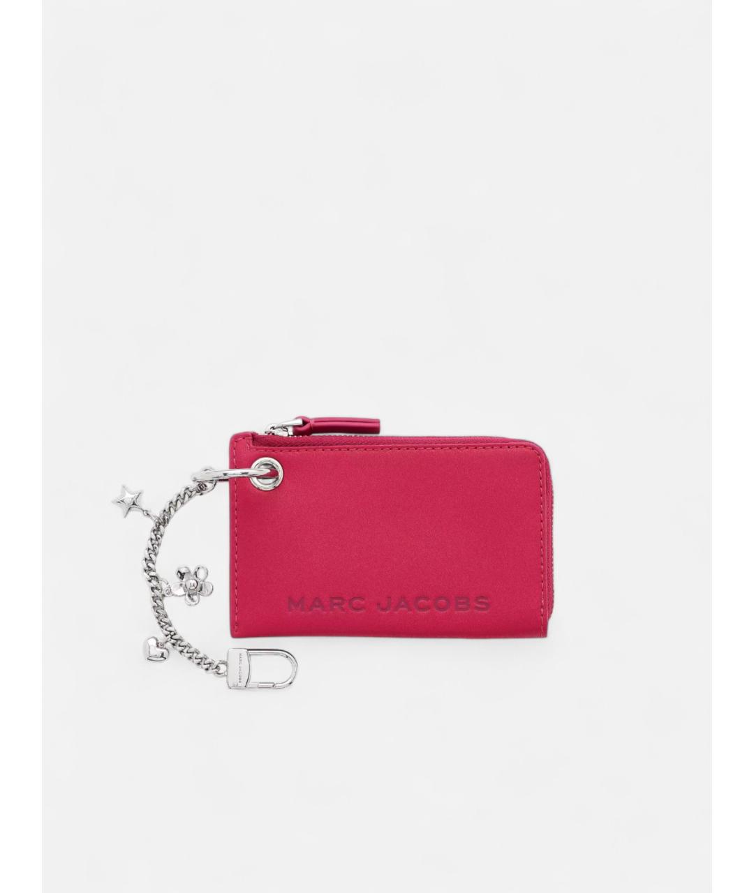 MARC JACOBS Розовый кожаный кошелек, фото 5