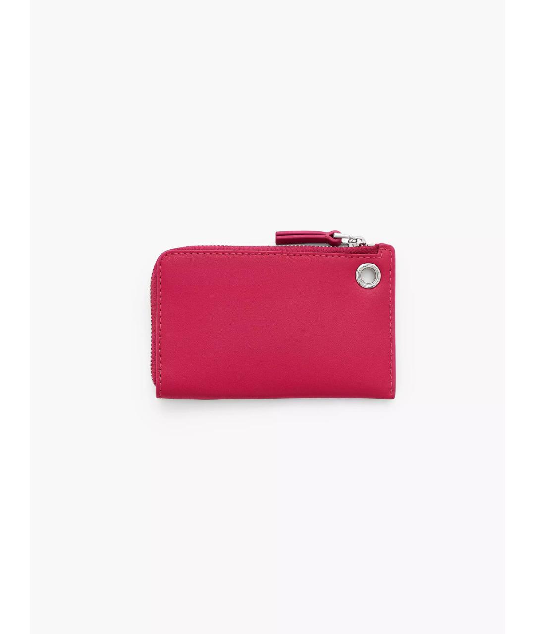 MARC JACOBS Розовый кожаный кошелек, фото 4