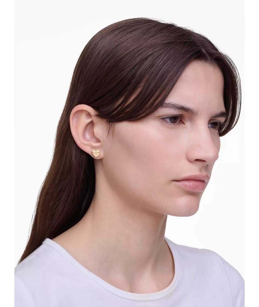 MARC JACOBS Золотые латунные серьги, фото 2