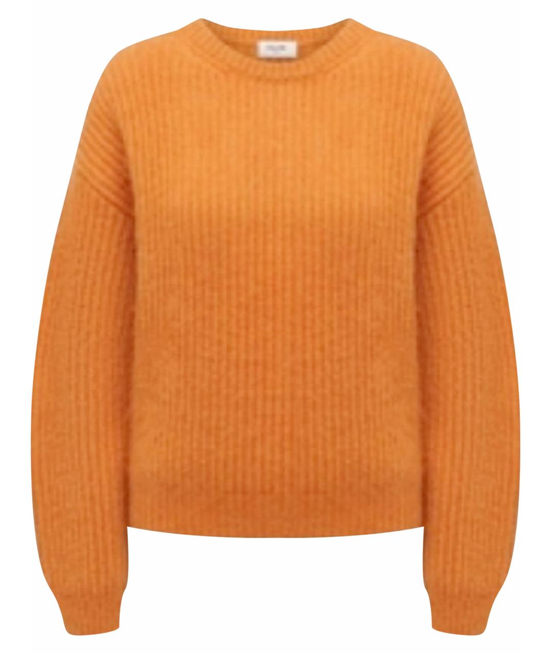 CELINE Оранжевый шерстяной джемпер / свитер, фото 1