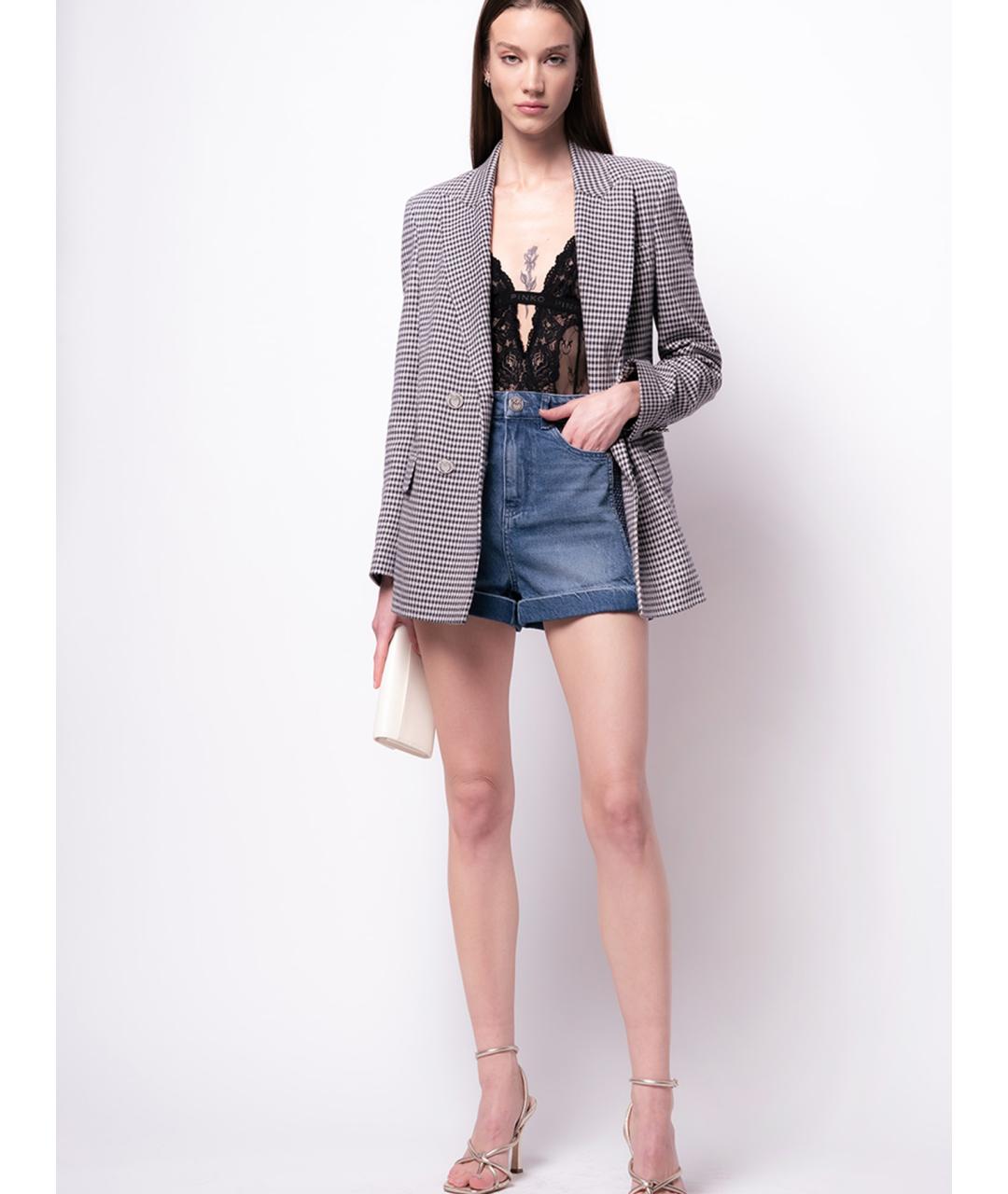 PINKO Черное полиамидовое боди, фото 5