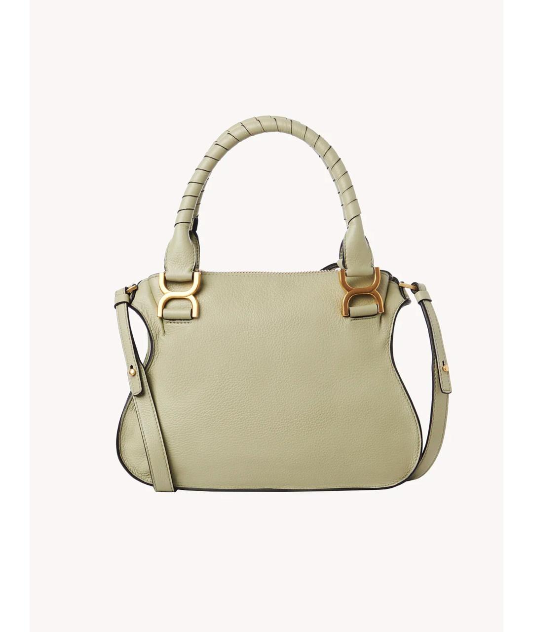 CHLOE Зеленая кожаная сумка тоут, фото 3